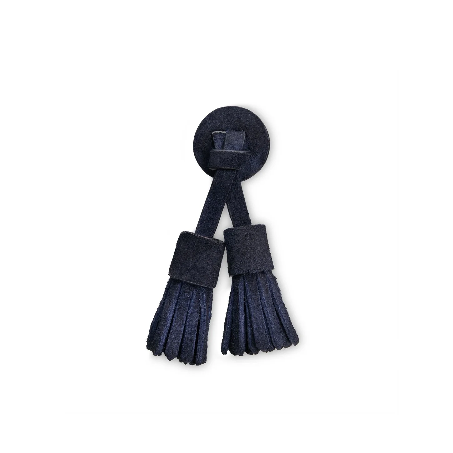 Blue suede Santoni Icona tassels - 1
