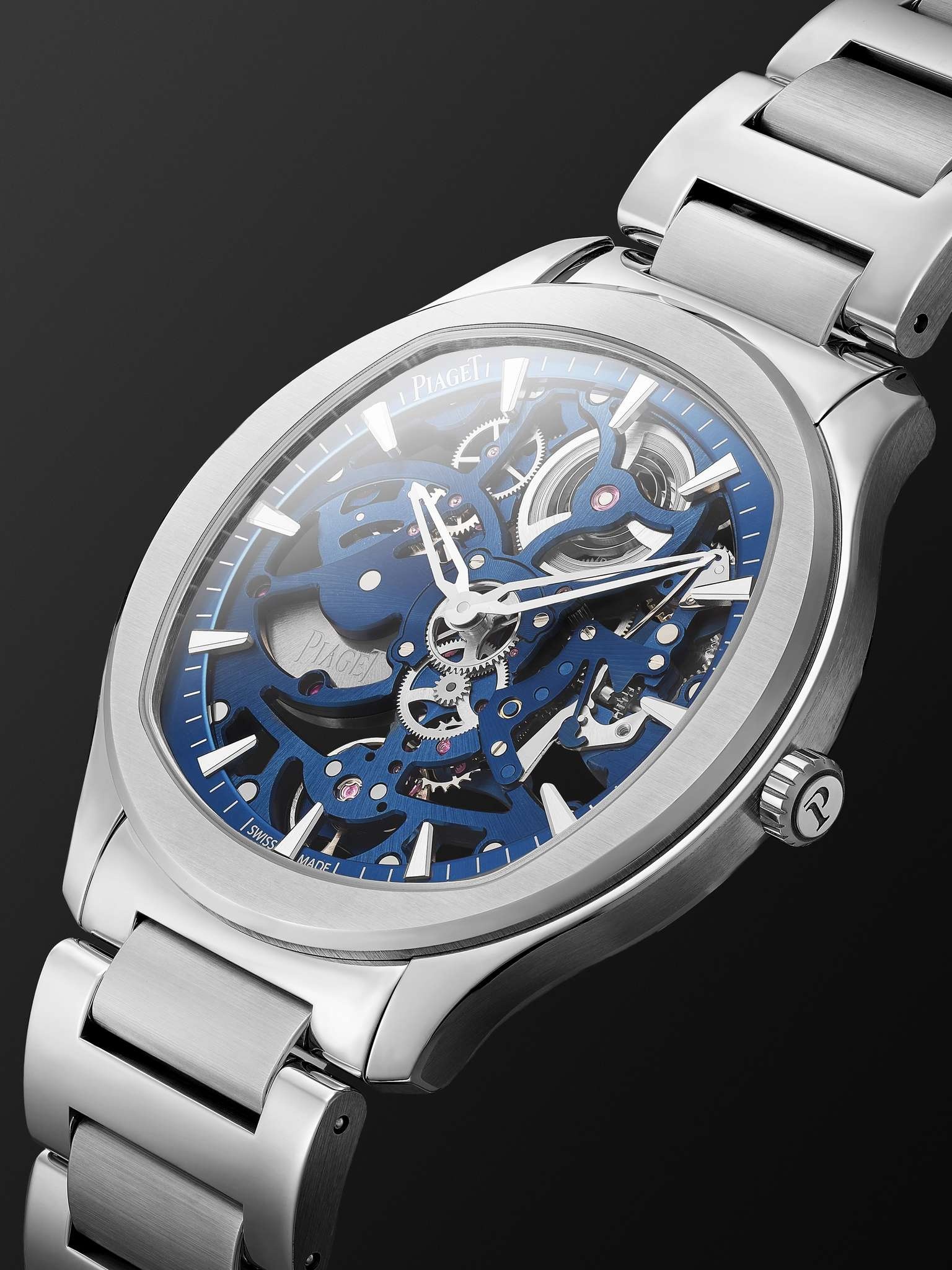 Polo Skeleton Automatic 42mm Stainless Steel Watch, Ref. No. G0A45004 - 4