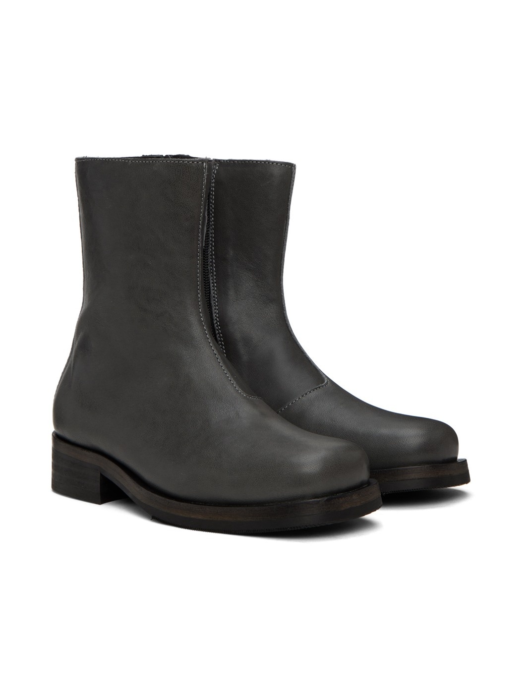 Gray Camion Boots - 4
