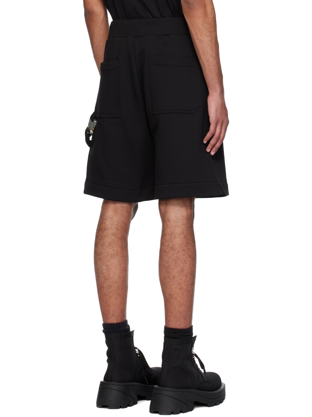 Black Carpenter Shorts - 3