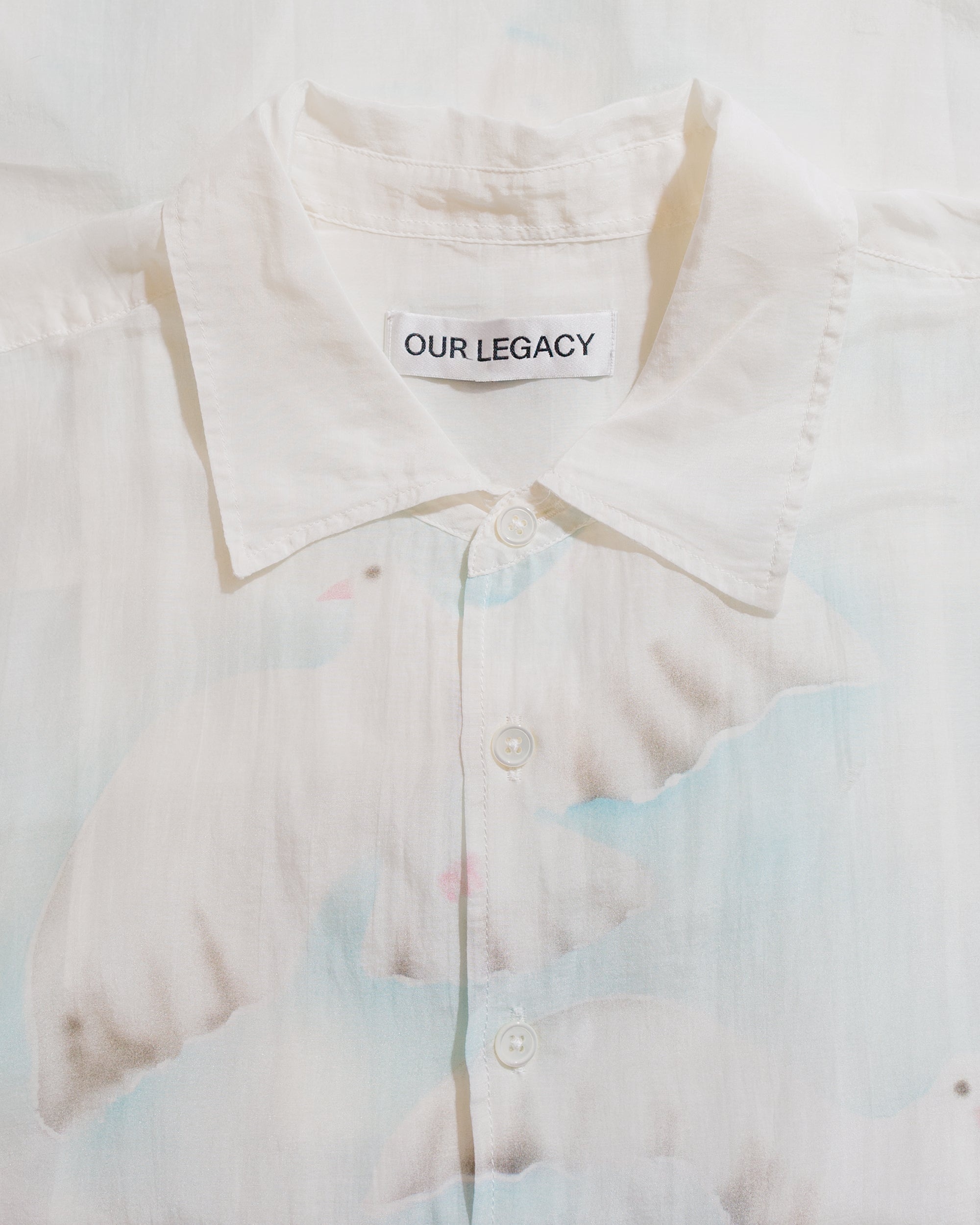 Adorn Shirt Sea View Print Cotton Silk - 5