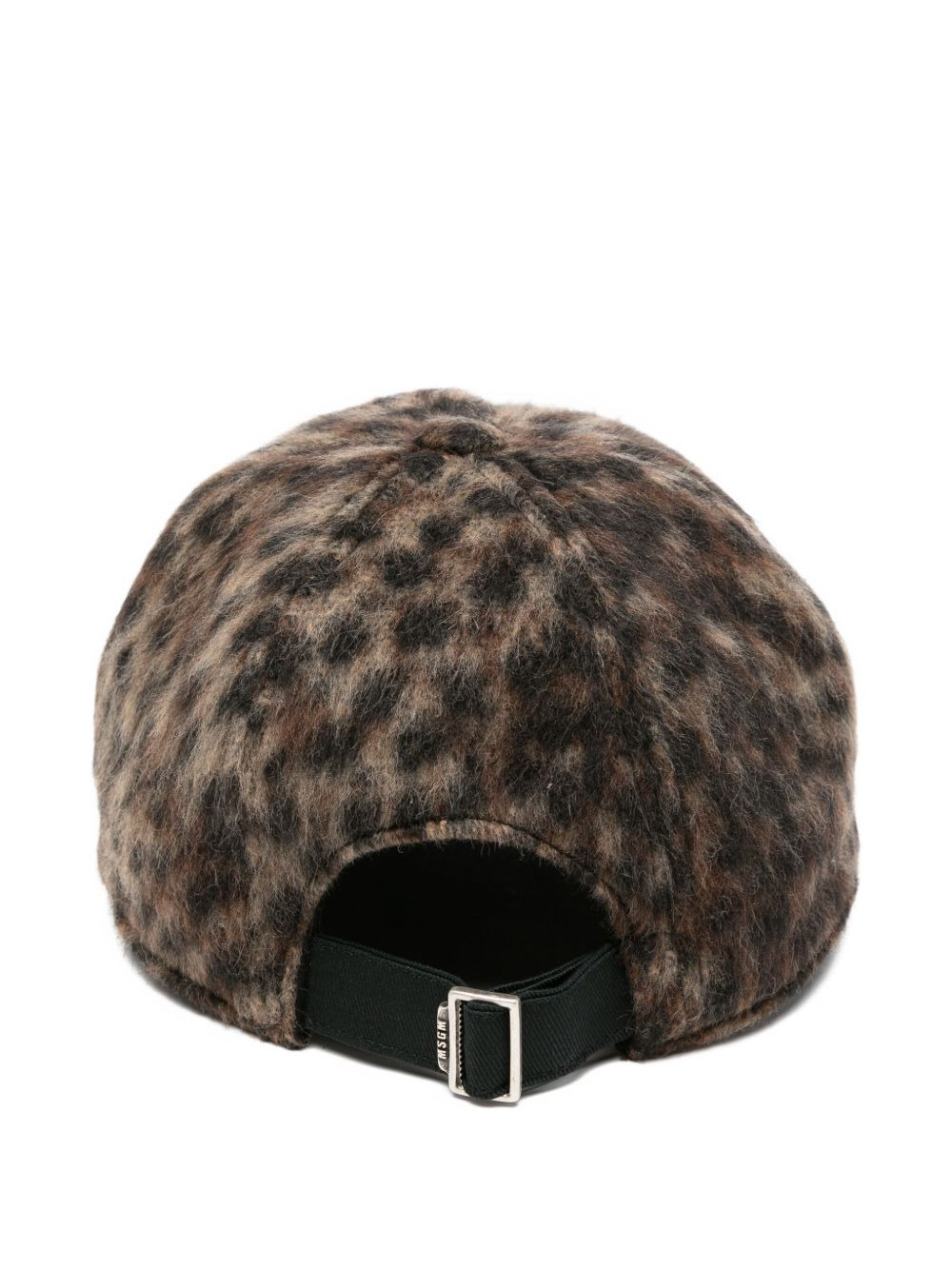 leopard-print baseball cap - 2