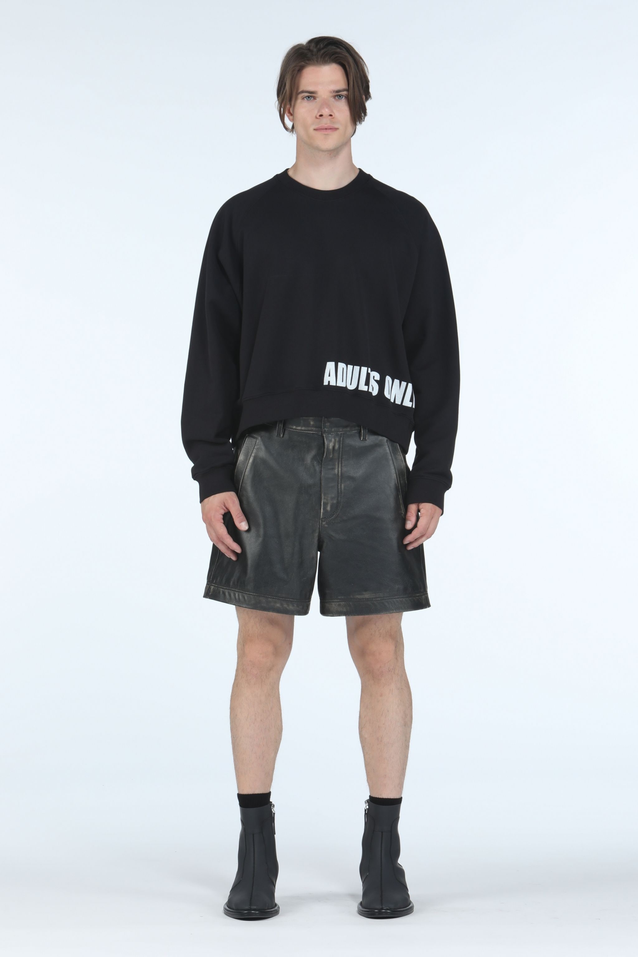 SLOGAN-PRINT COTTON SWEATSHIRT - 4