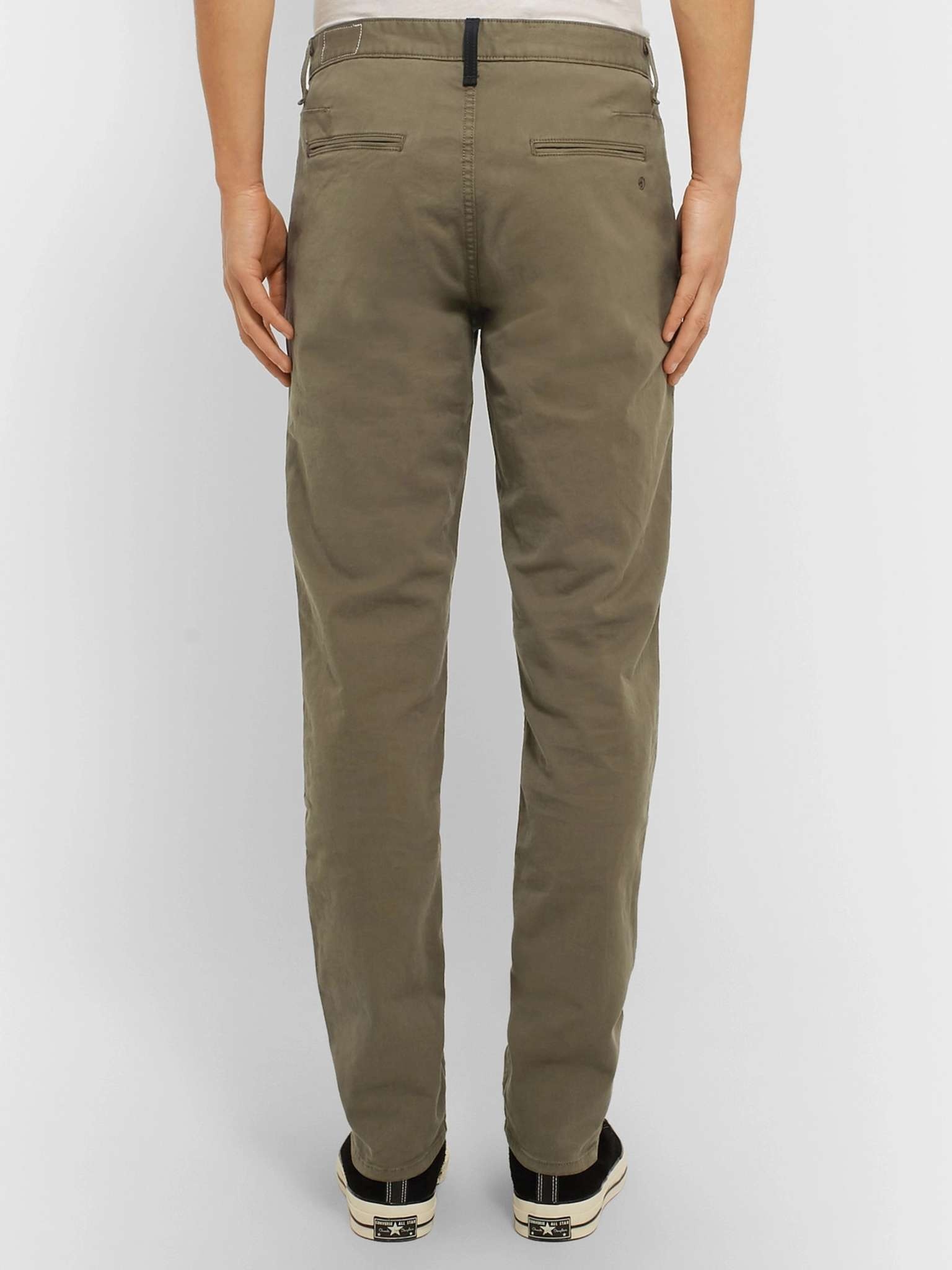 Fit 2 Slim-Fit Garment-Dyed Cotton-Twill Chinos - 5