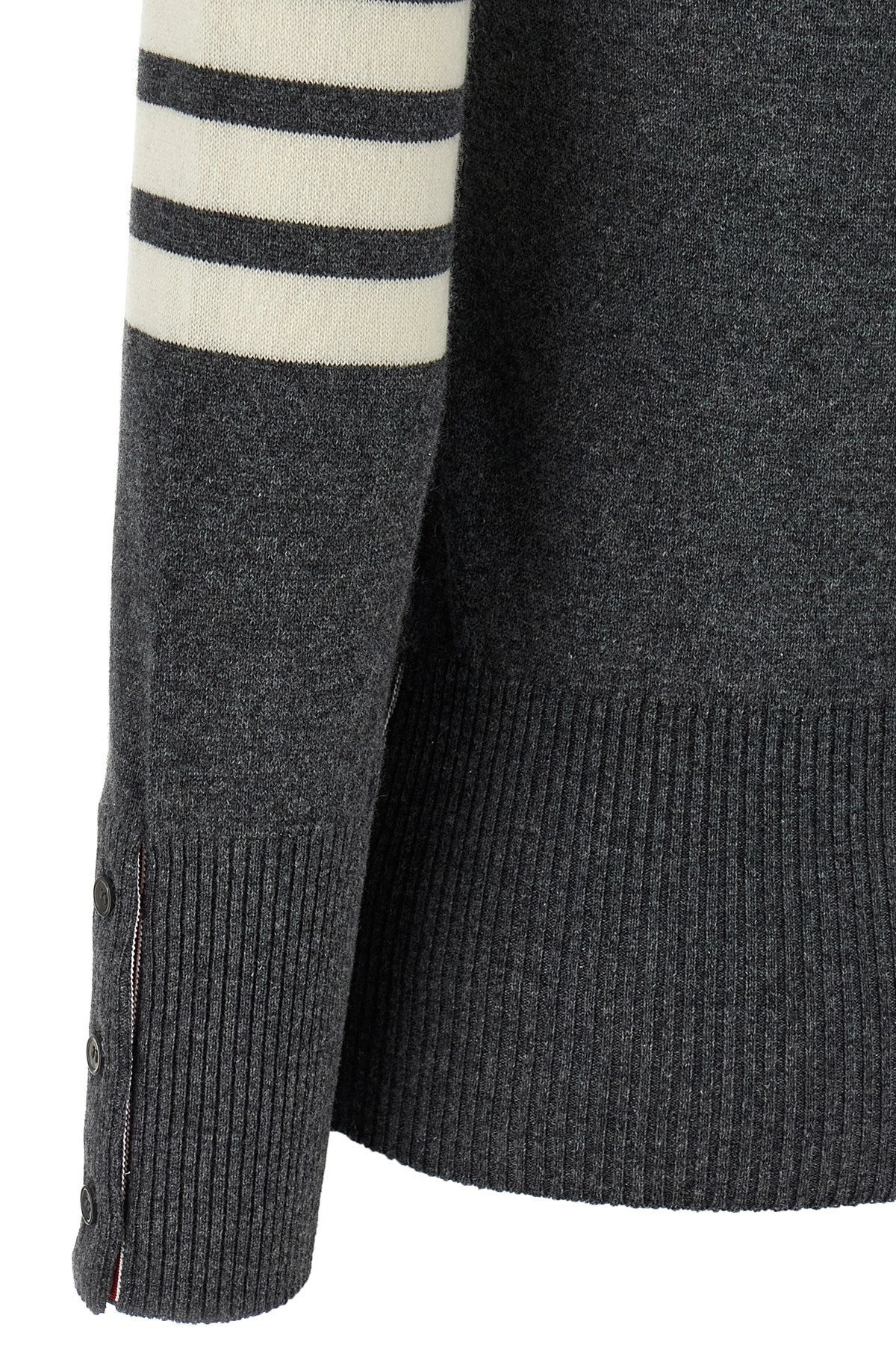 Thom Browne Women 'Classic Cashmere 4-Bar' Cardigan - 5