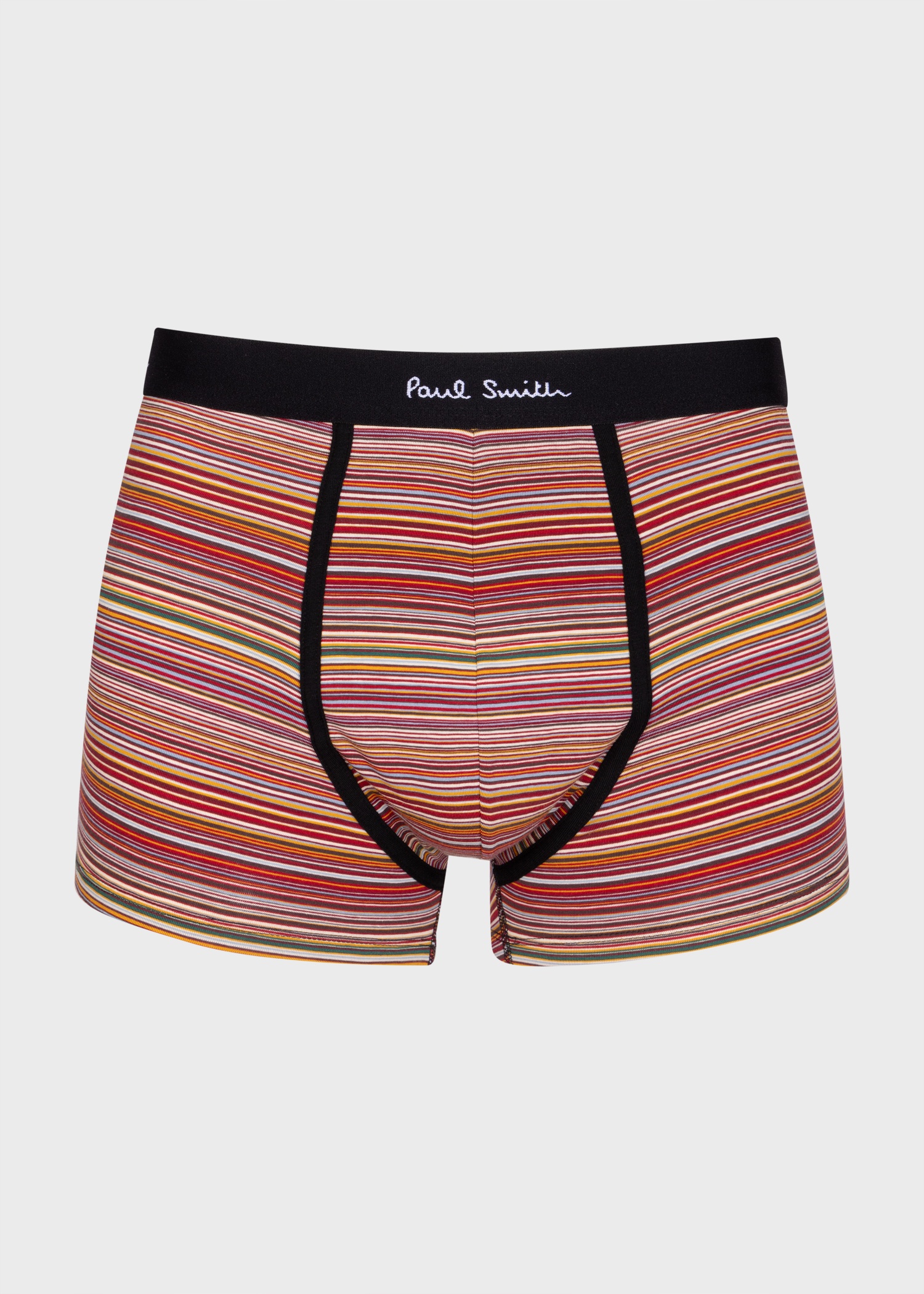 Cotton-Blend 'Signature Stripe' Mixed Boxer Briefs Three Pack - 2