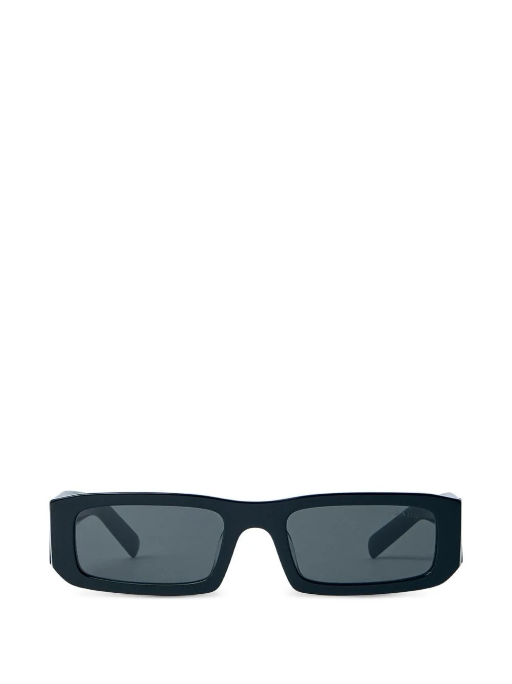 triangle-logo rectangle-frame sunglasses - 1