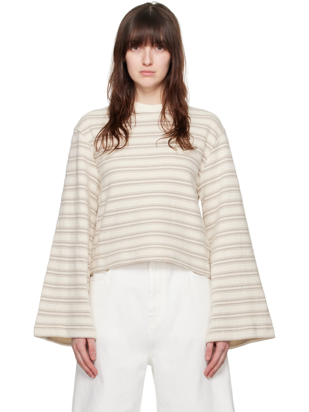 Beige Street Sweater - 1