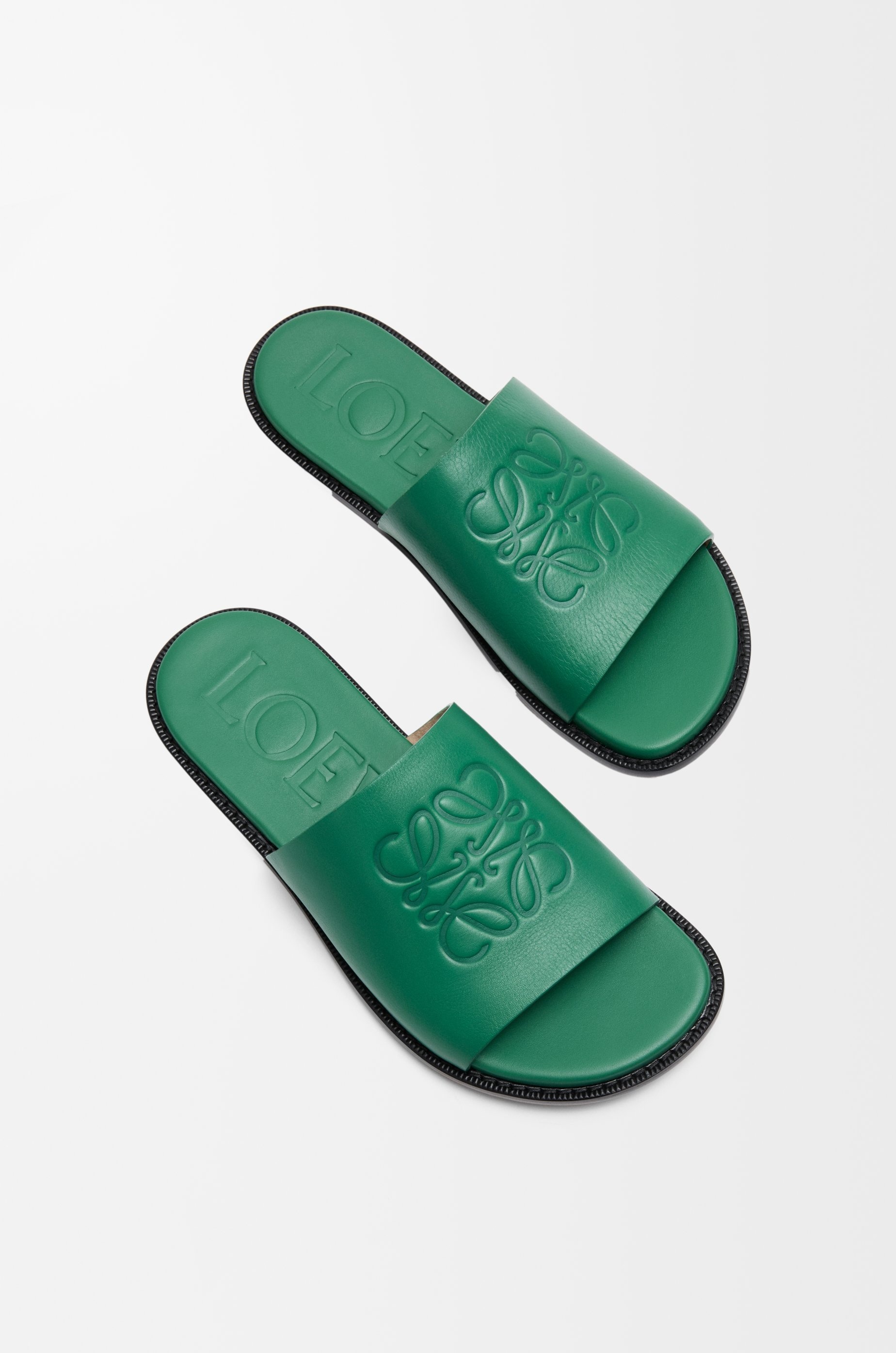 Flex Anagram slide in soft calfskin - 4