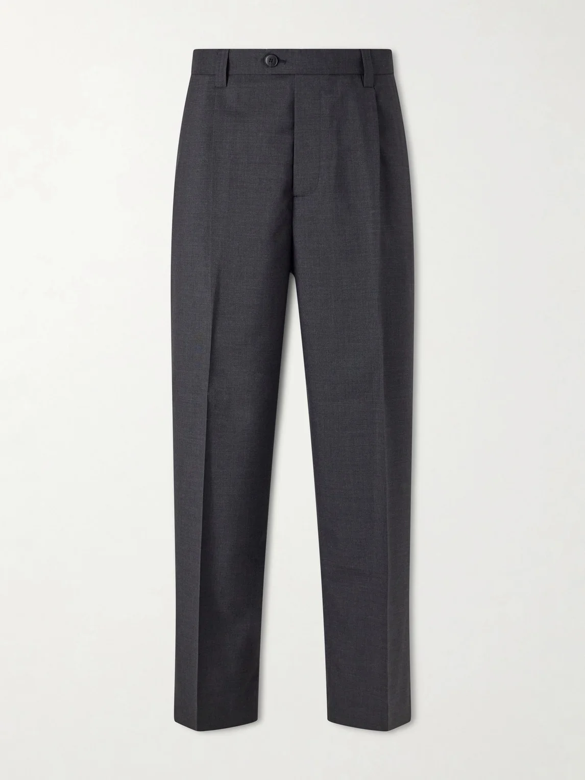 Service Pleated Wool Trousers - 1