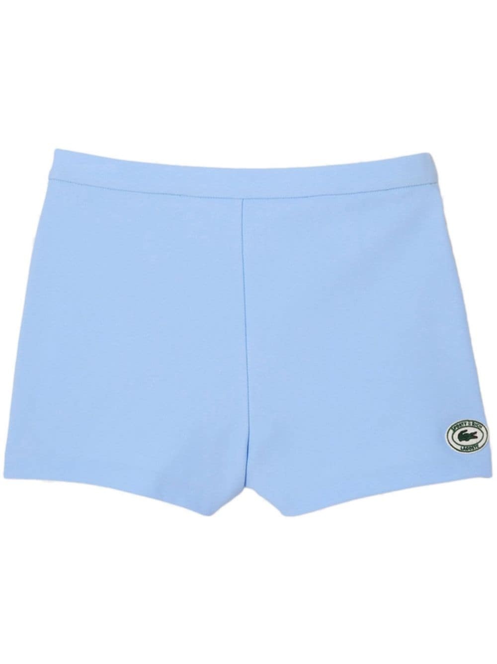 x Lacoste logo-appliquÃ© shorts - 1