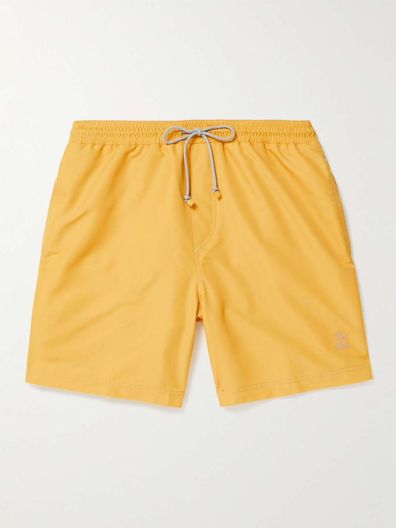 Straight-Leg Long-Length Swim Shorts 1