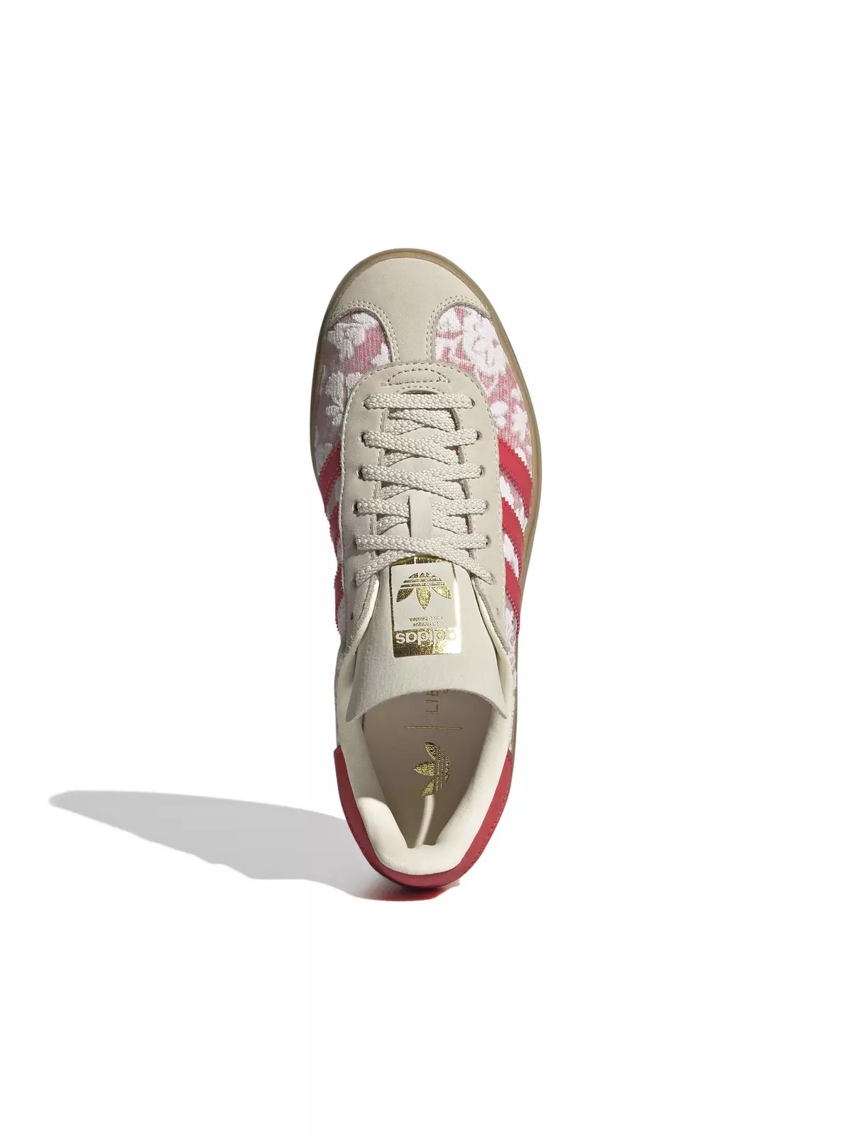 Originals Gazelle Bold X Liberty London "White/Cream White/Better Scarlet" Women's Shoe - 5