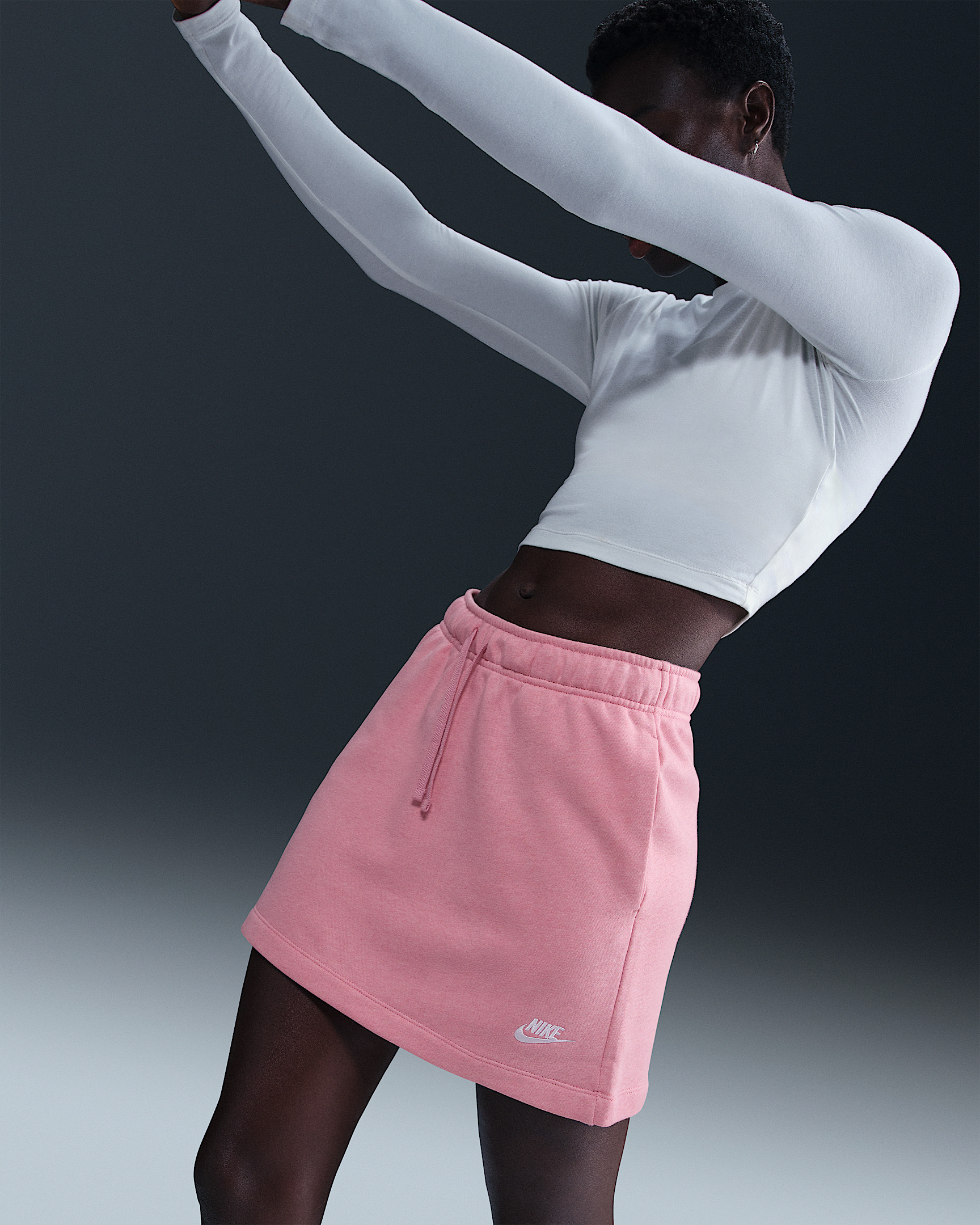 Nike Sportswear Club Fleece Women's Mid-Rise Skirt - 5