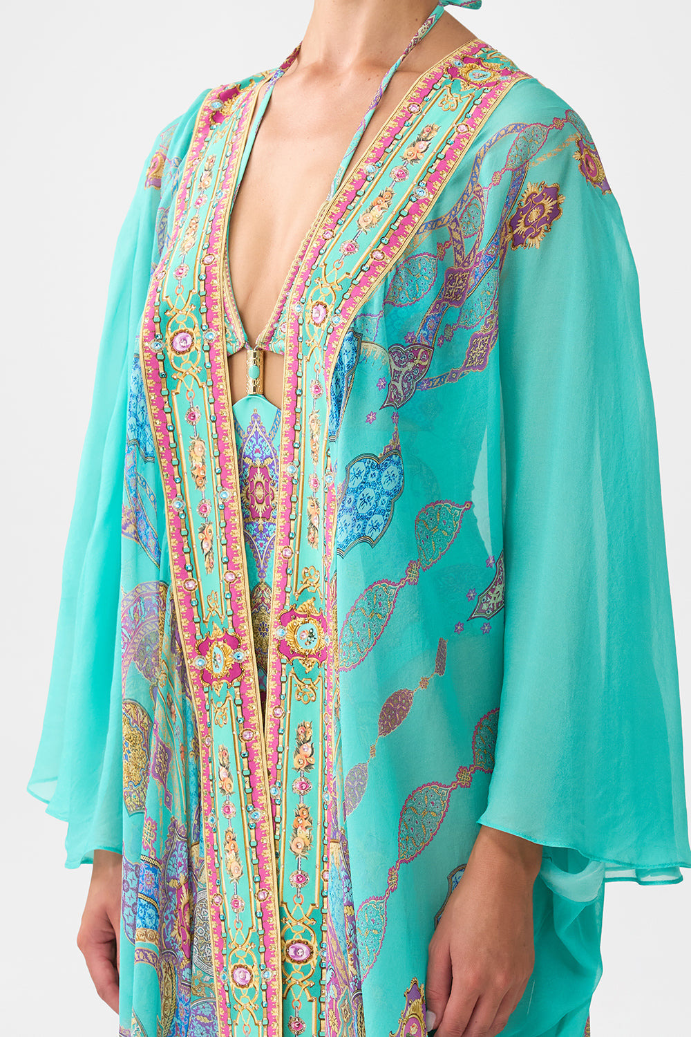 LONG SLEEVE LONG CAPE THE CONCUBINES CORRIDOR - 5