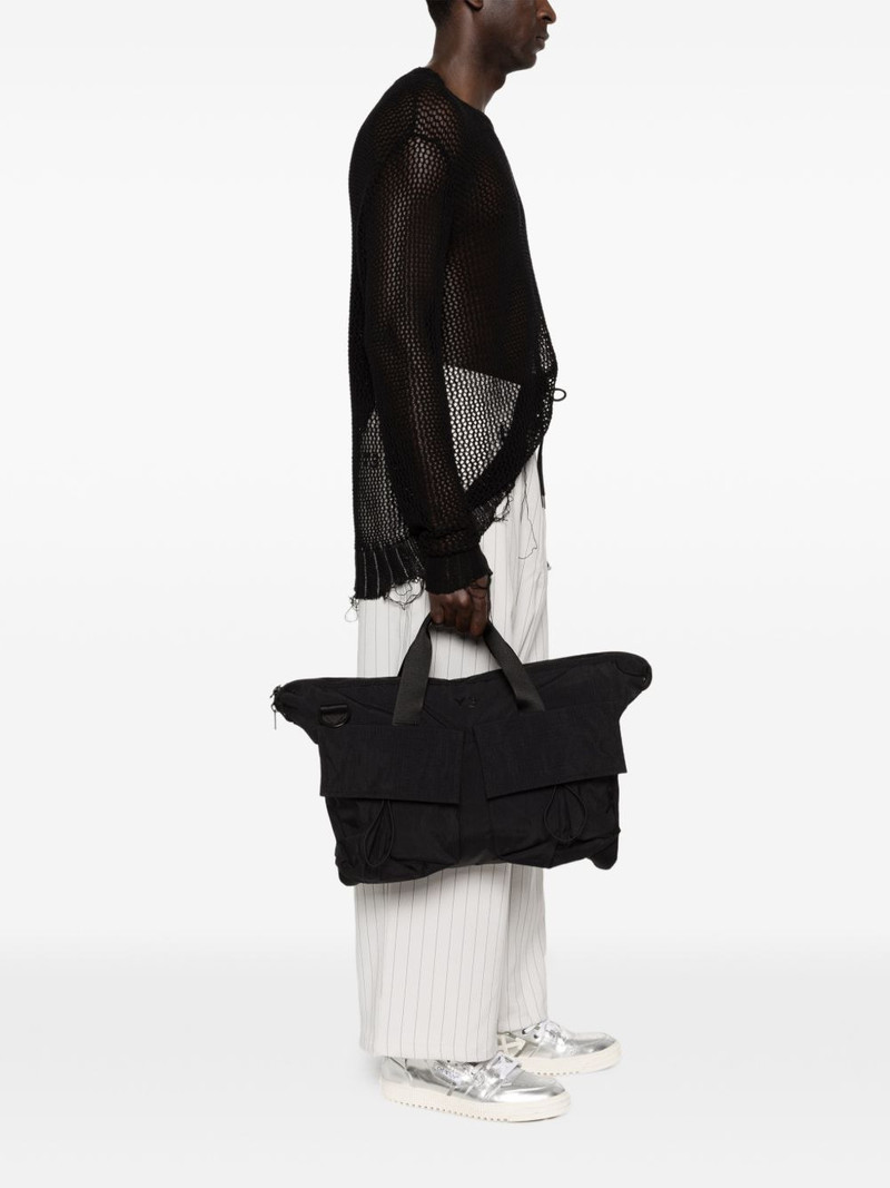 Y-3 flap-pocket tote bag outlook