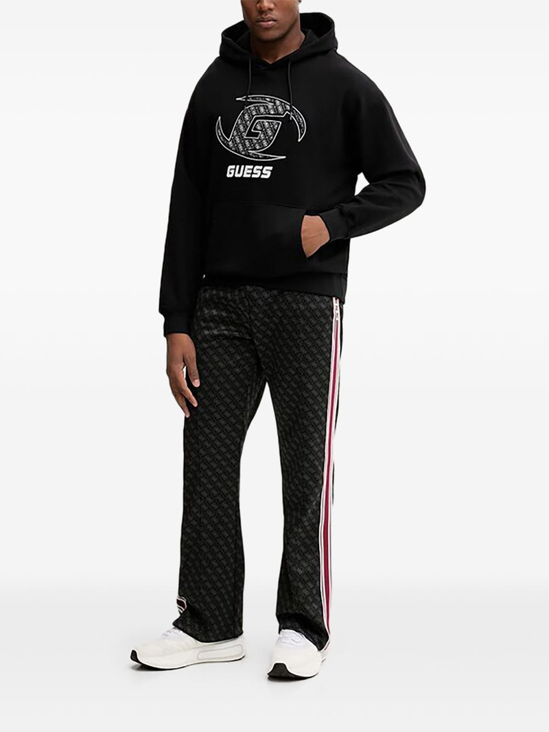 GUESS USA allover pattern striped trousers outlook