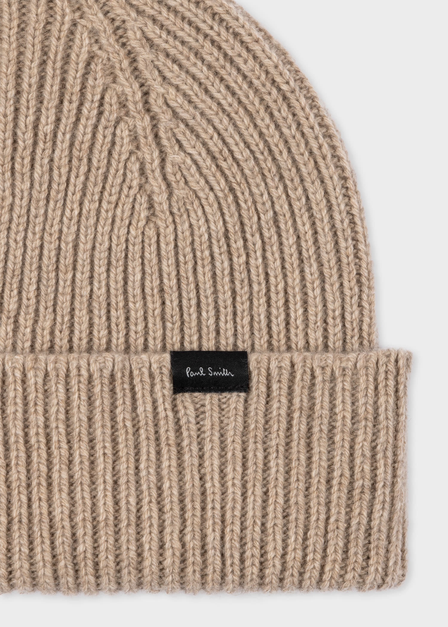 Cashmere-Blend Ribbed Beanie Hat - 2