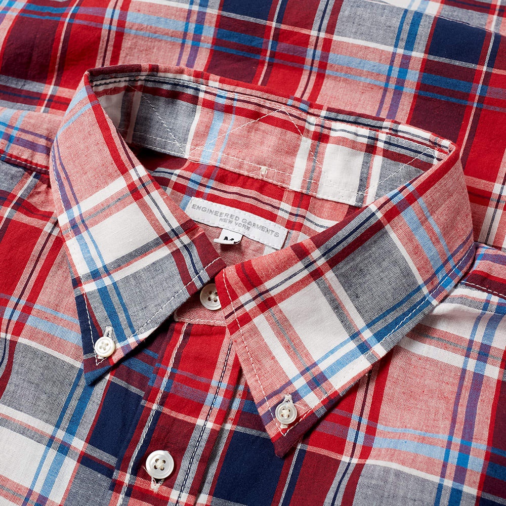 Engineered Garments Madras Plaid Popover Shirt - 3