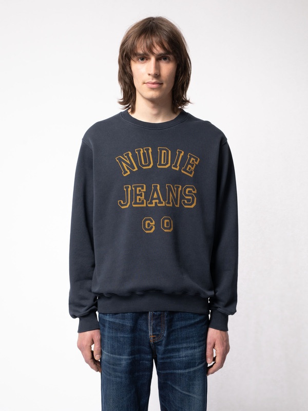 Lasse Nudie Jeans CO Navy - 3