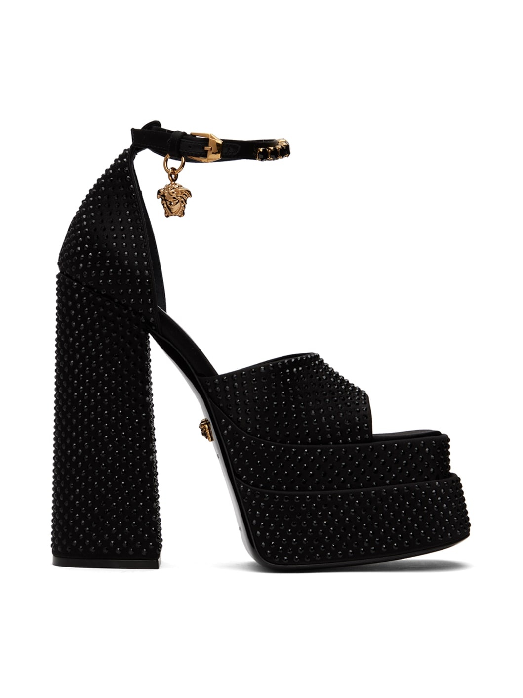 Black Medusa Aevitas Platform Sandals - 1