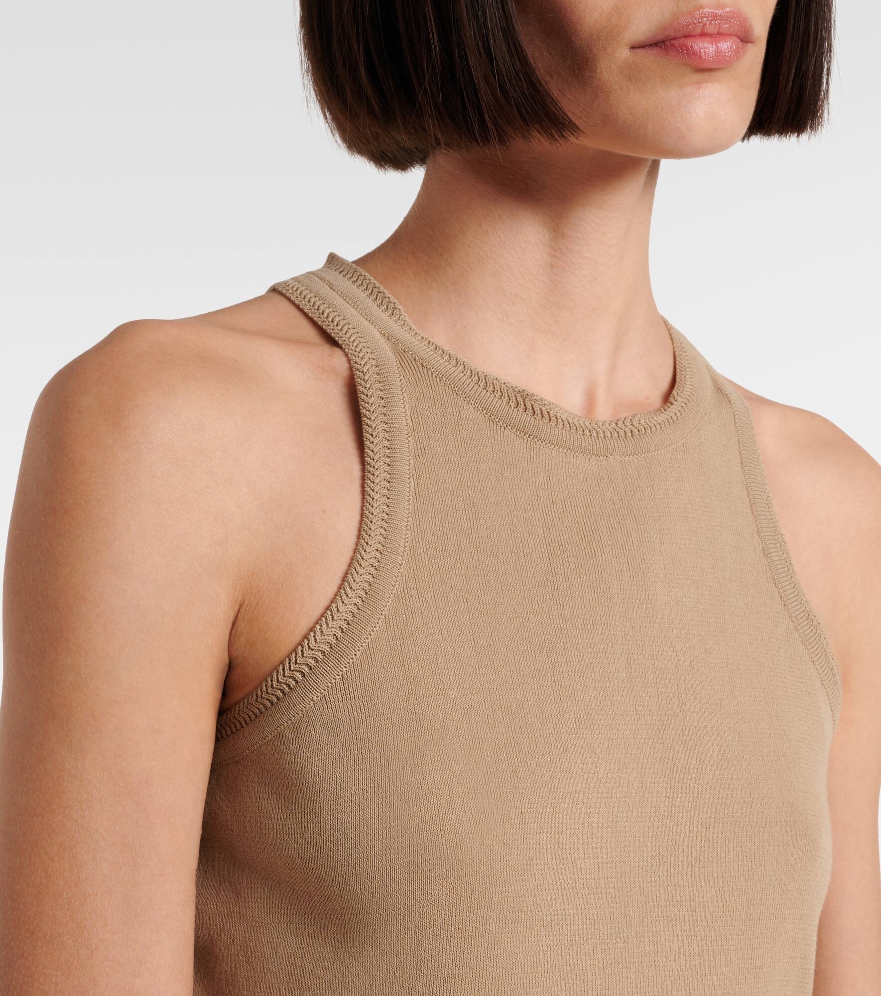 Cotton tank top - 4