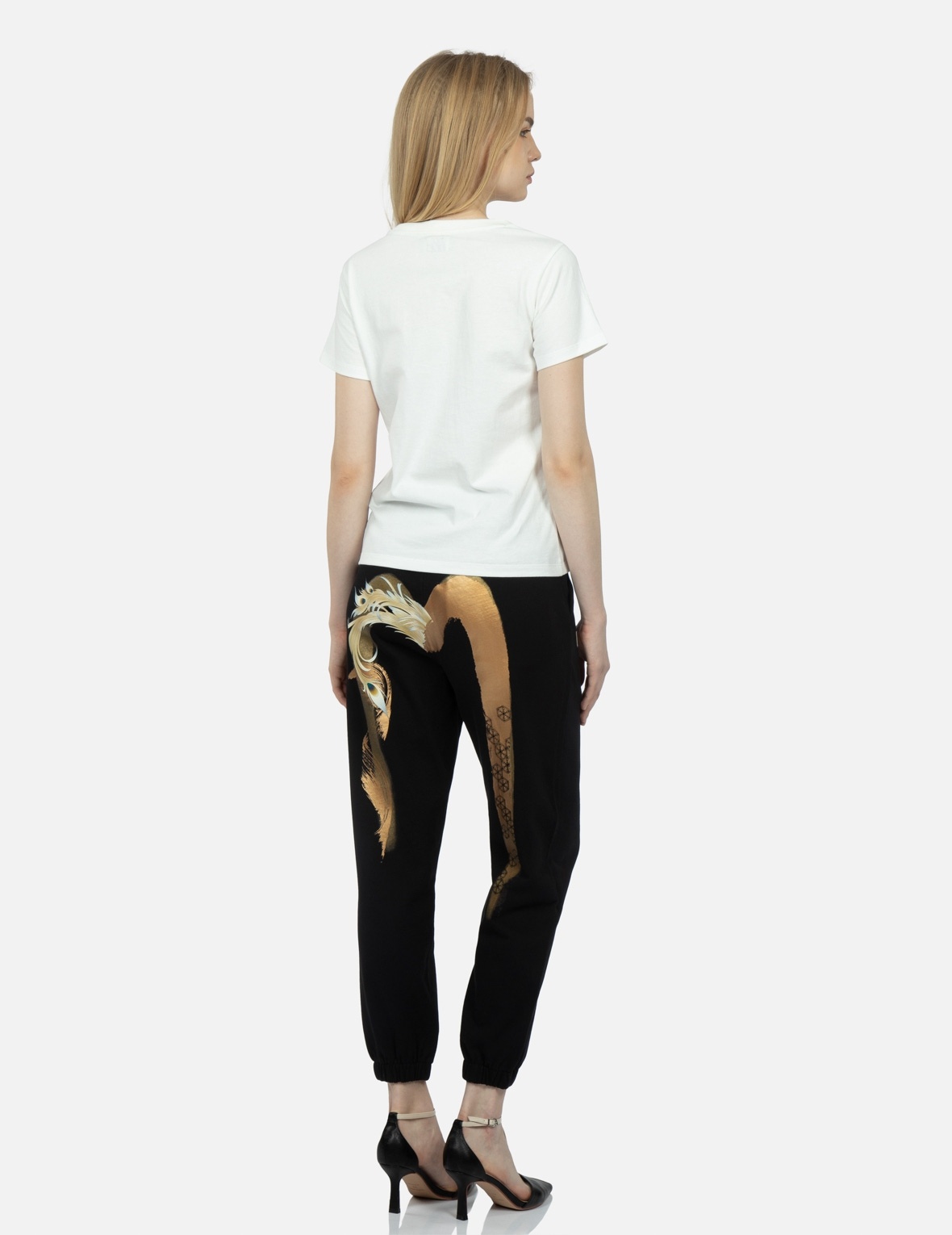 BROCADE SEAGULL APPLIQUÉ T-SHIRT - 4