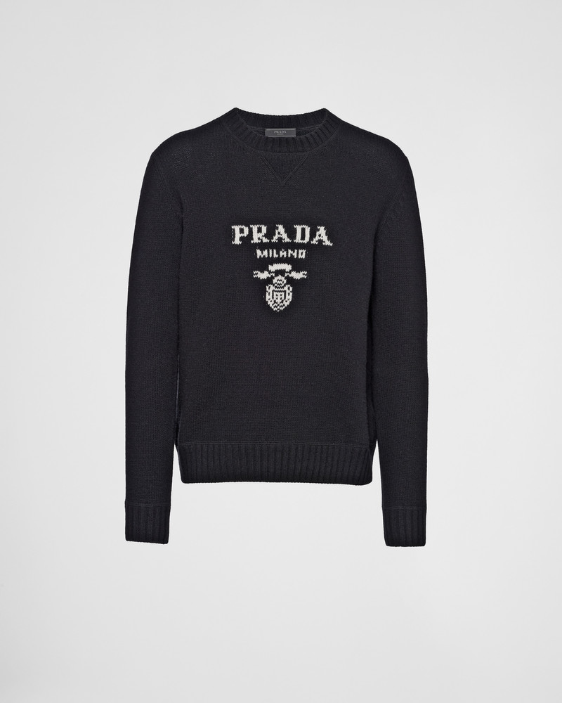 Wool and cashmere crew-neck sweater 1