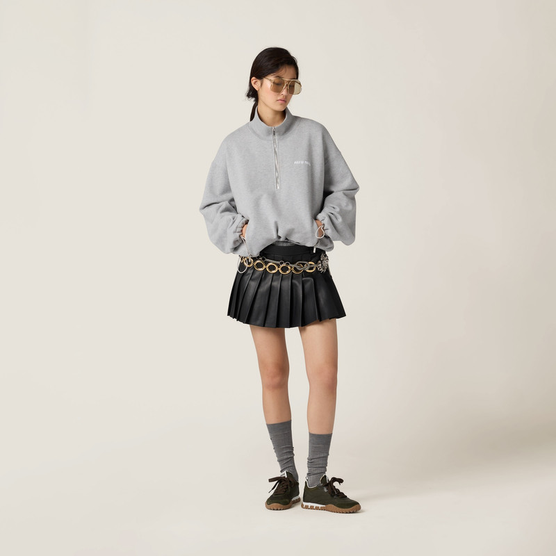 Miu Miu Nappa leather skirt outlook