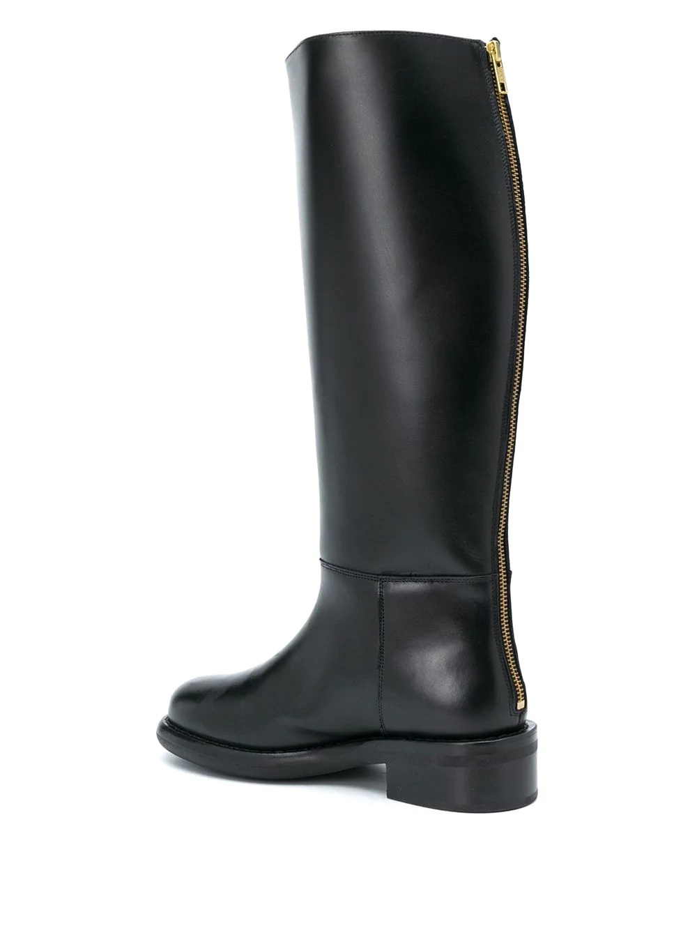 zip-up knee-high boots - 3