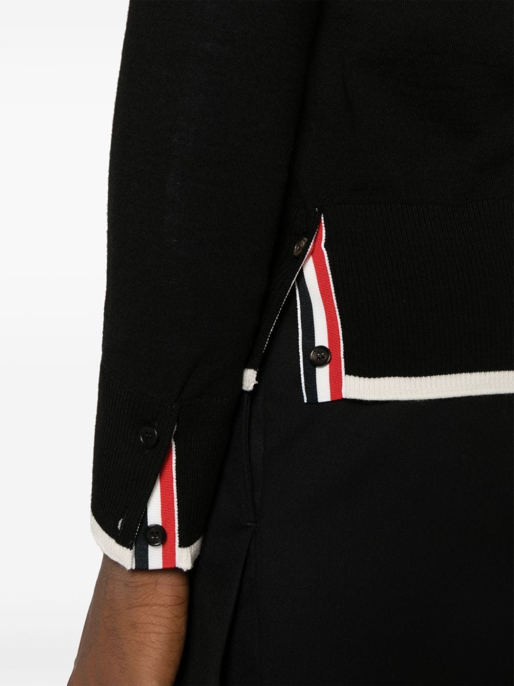 4-Bar wool cardigan - 5