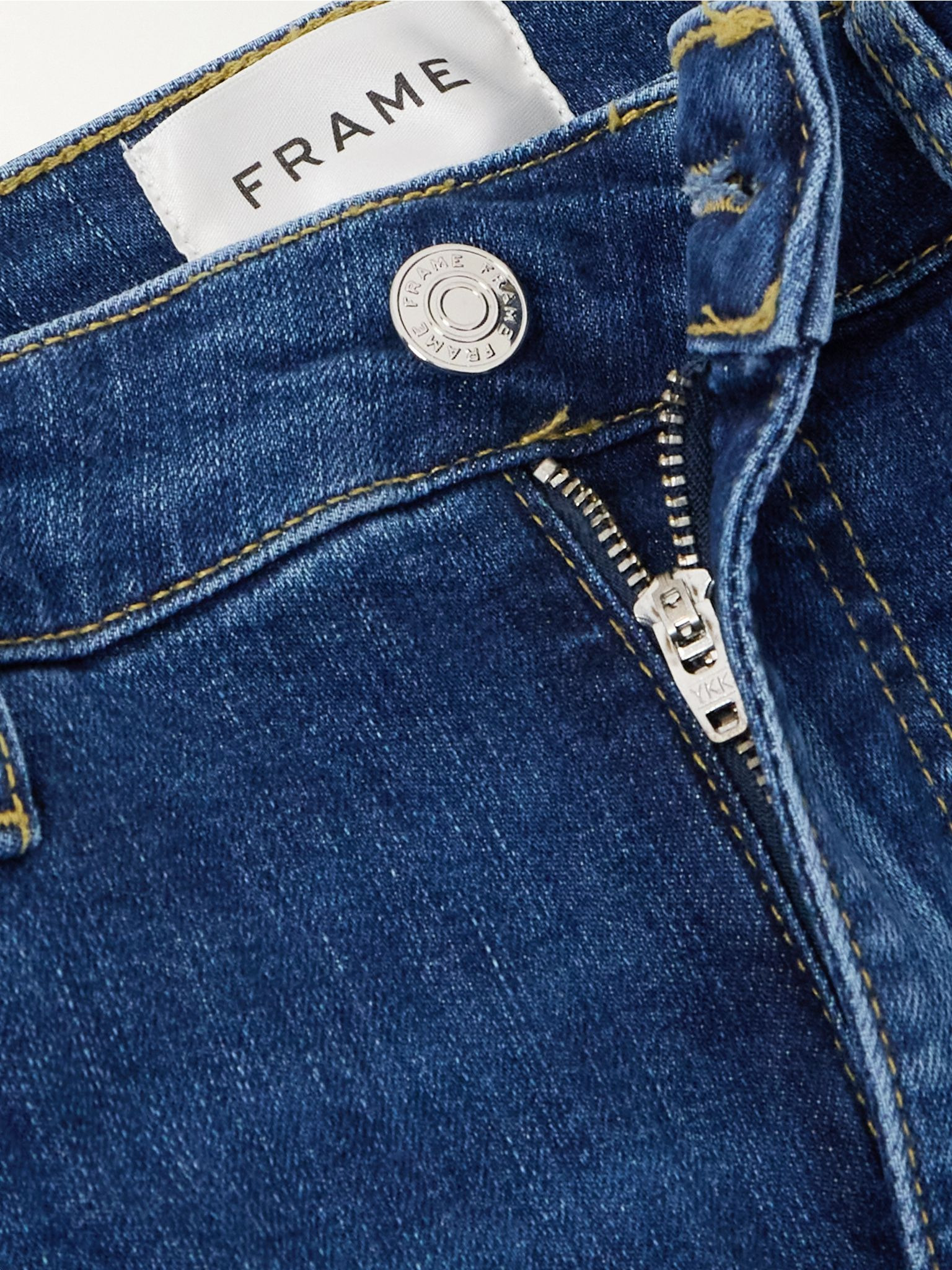 Reboot Crop stretch high-rise bootcut jeans Dark denim - 5
