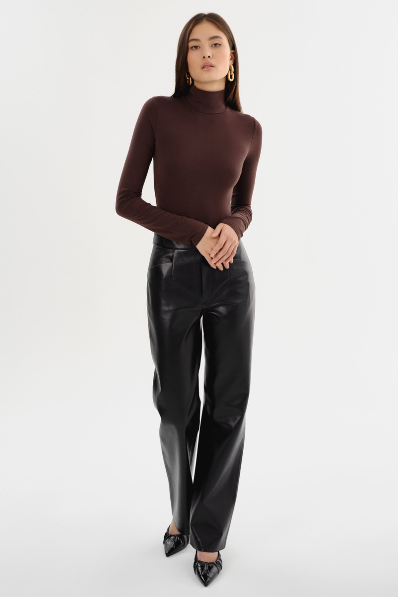 IMANI | Recycled Leather Trousers 1