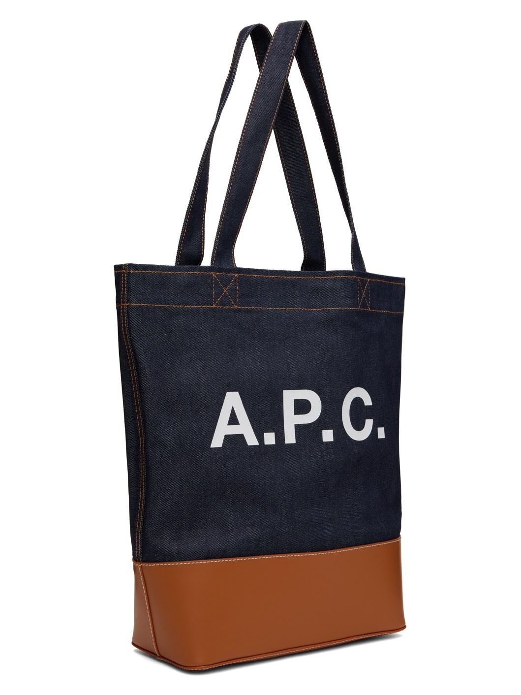 Navy & Tan Axelle Tote - 2