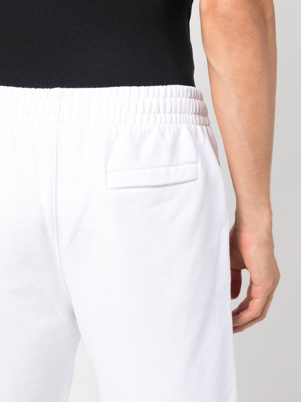 Swimming Man-logo elasticated cotton shorts - 5