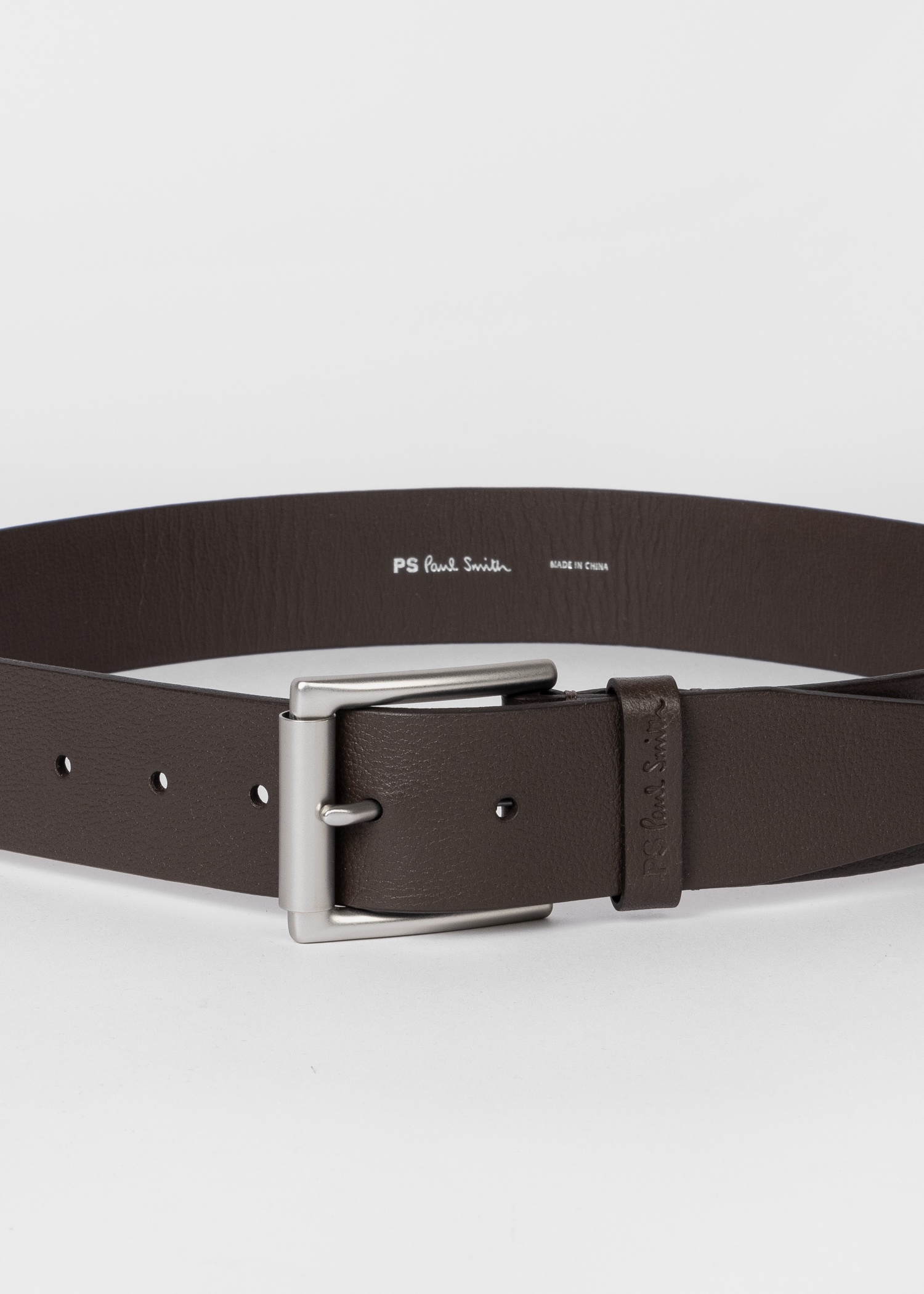 Brown Leather 'Keeper' Belt - 2