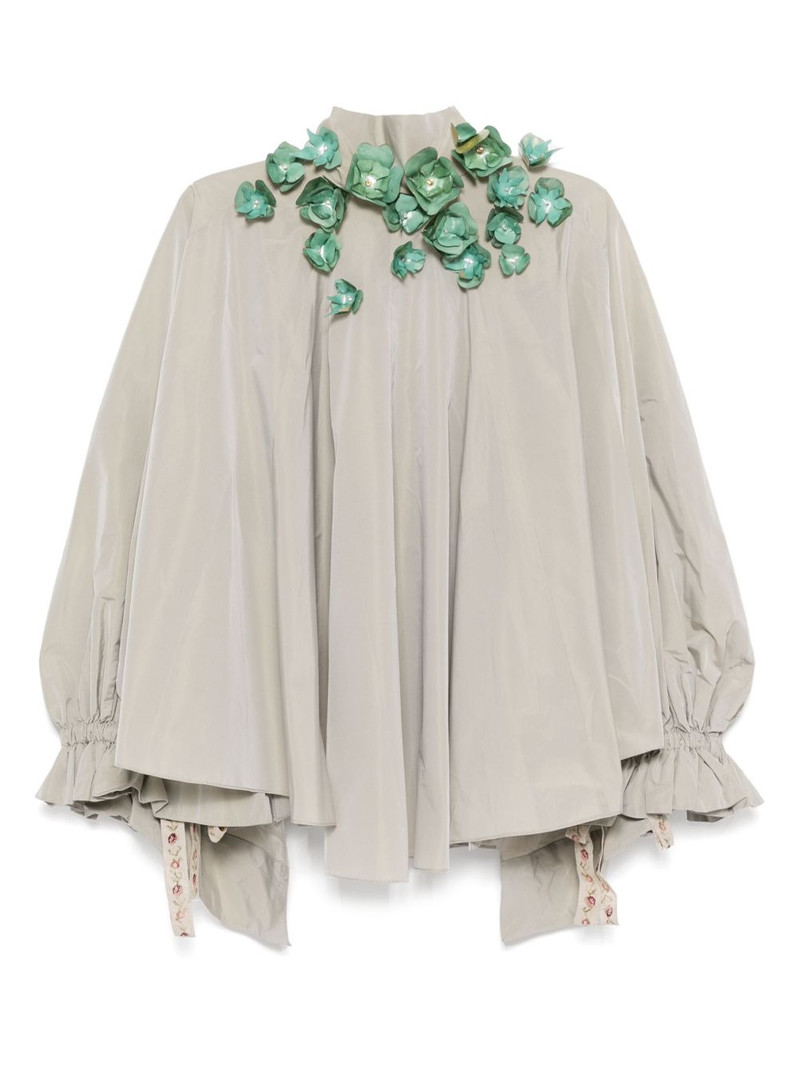 BIYAN embellished taffeta jacket outlook