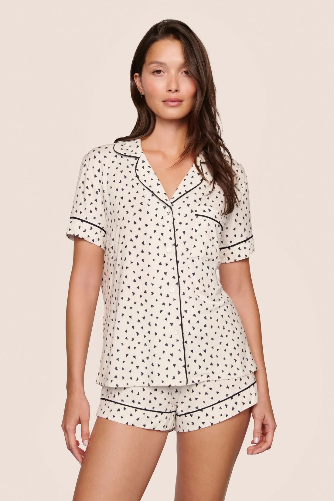 Gisele Printed TENCEL™ Modal Relaxed Short PJ Set - 1