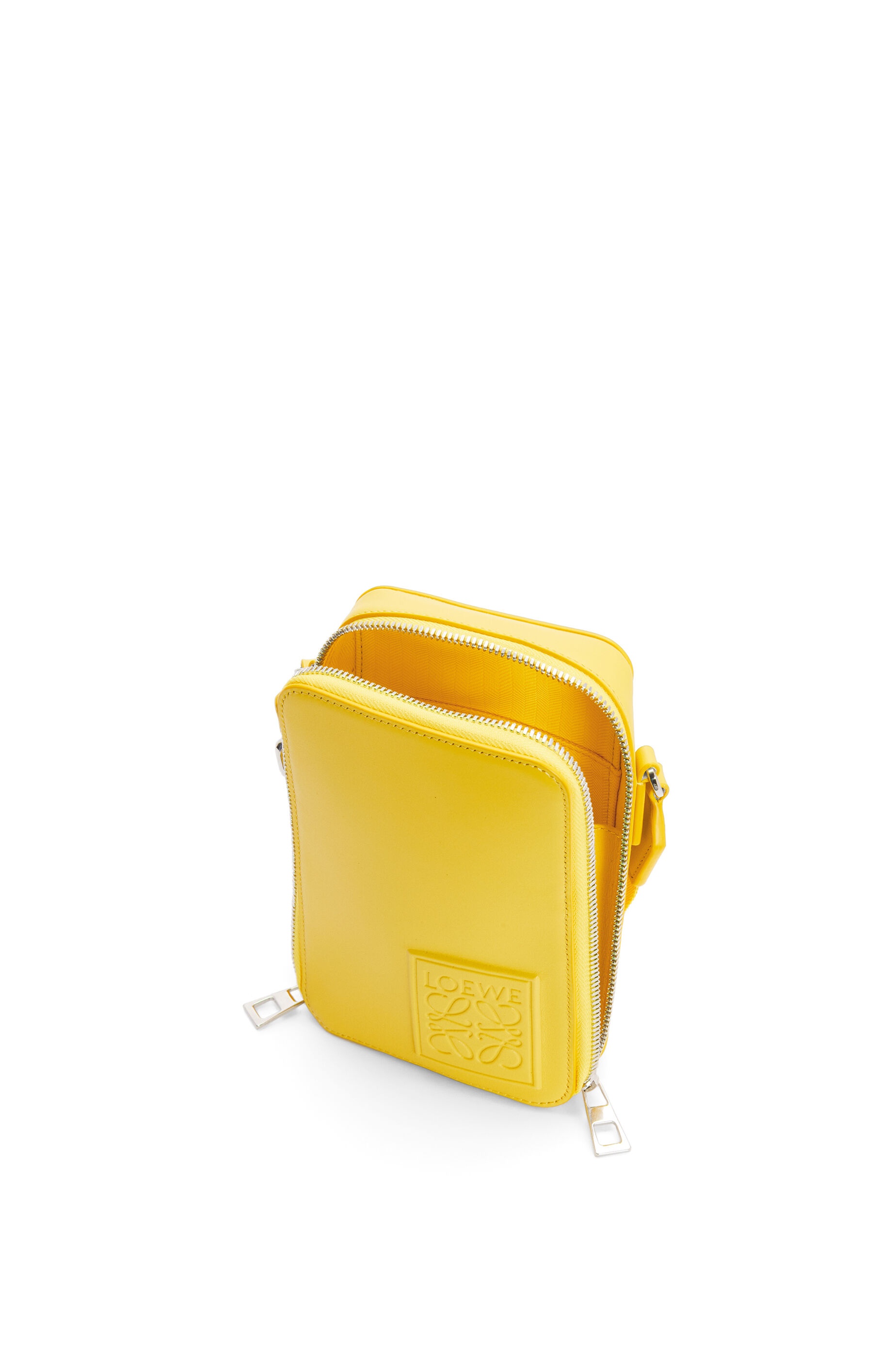 Vertical Crossbody Pocket in satin calfskin - 5