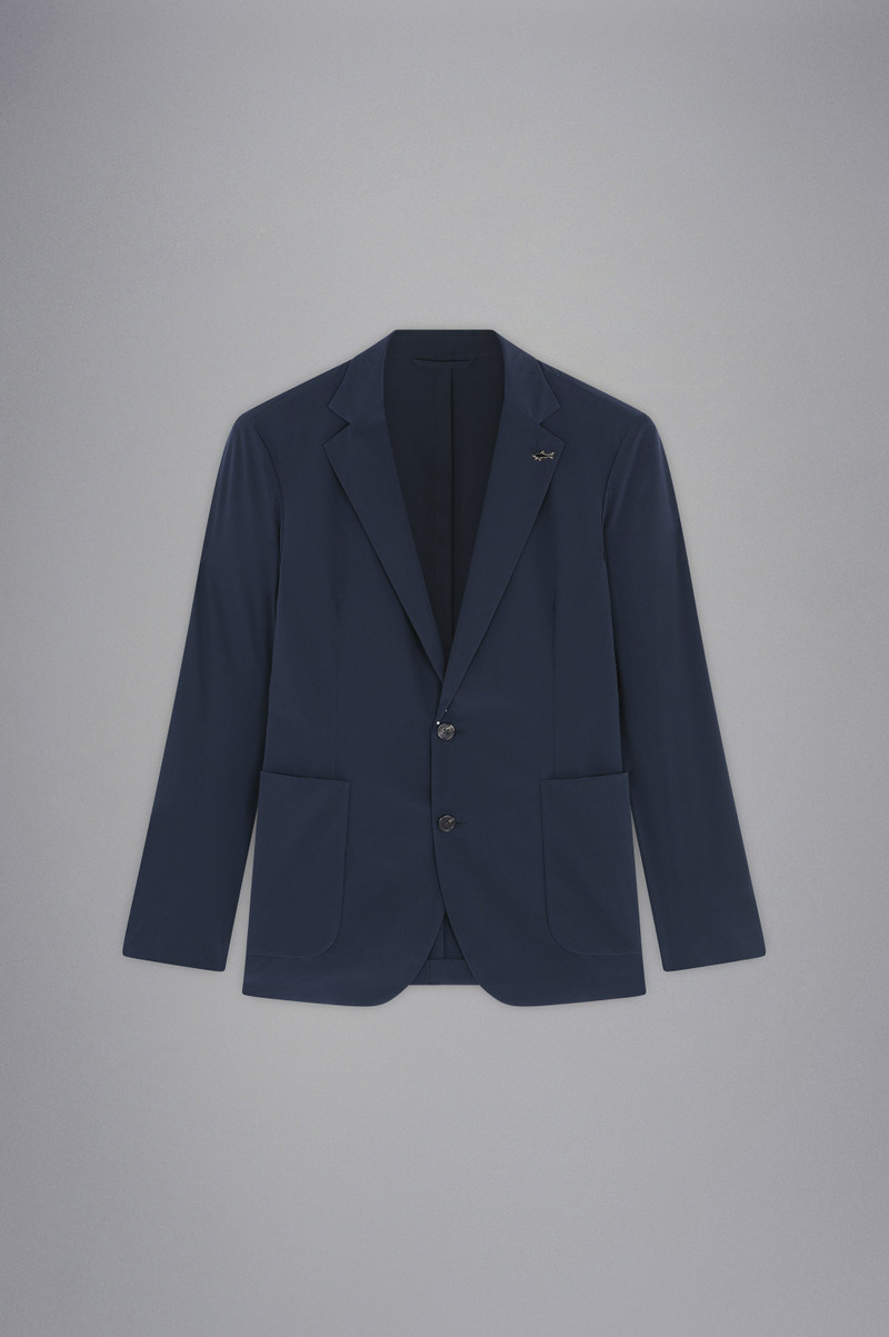 STRETCH NYLON BLAZER - 1