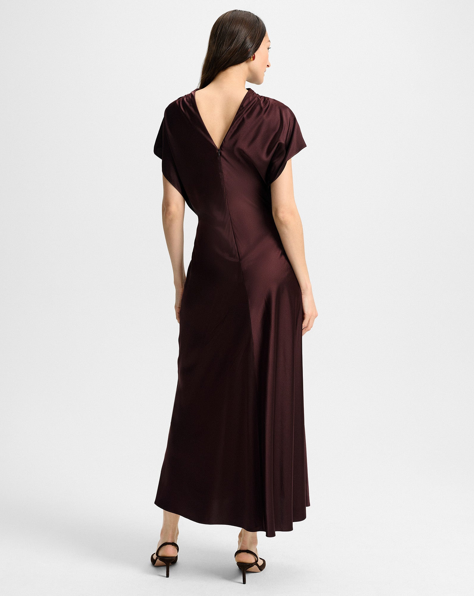 REDGRAVE SILK MIDI DRESS - 5