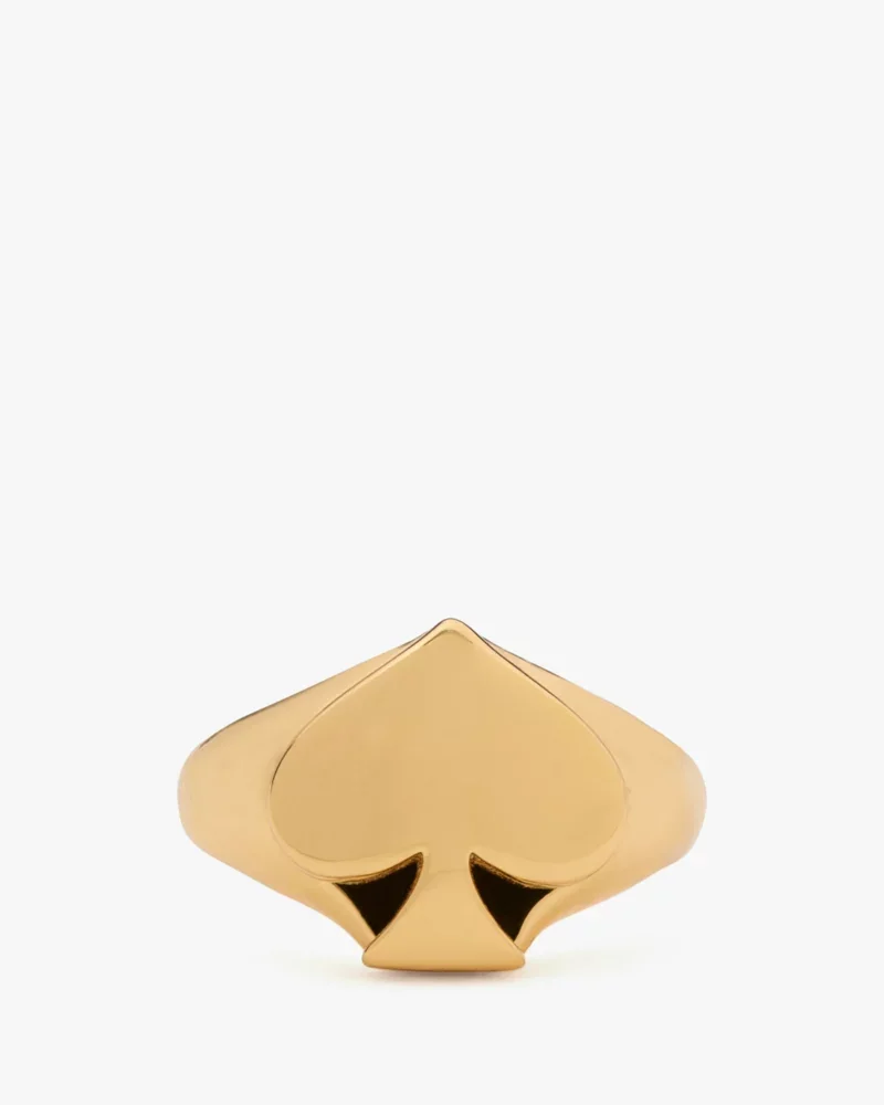 So Spade Signet Ring - 1