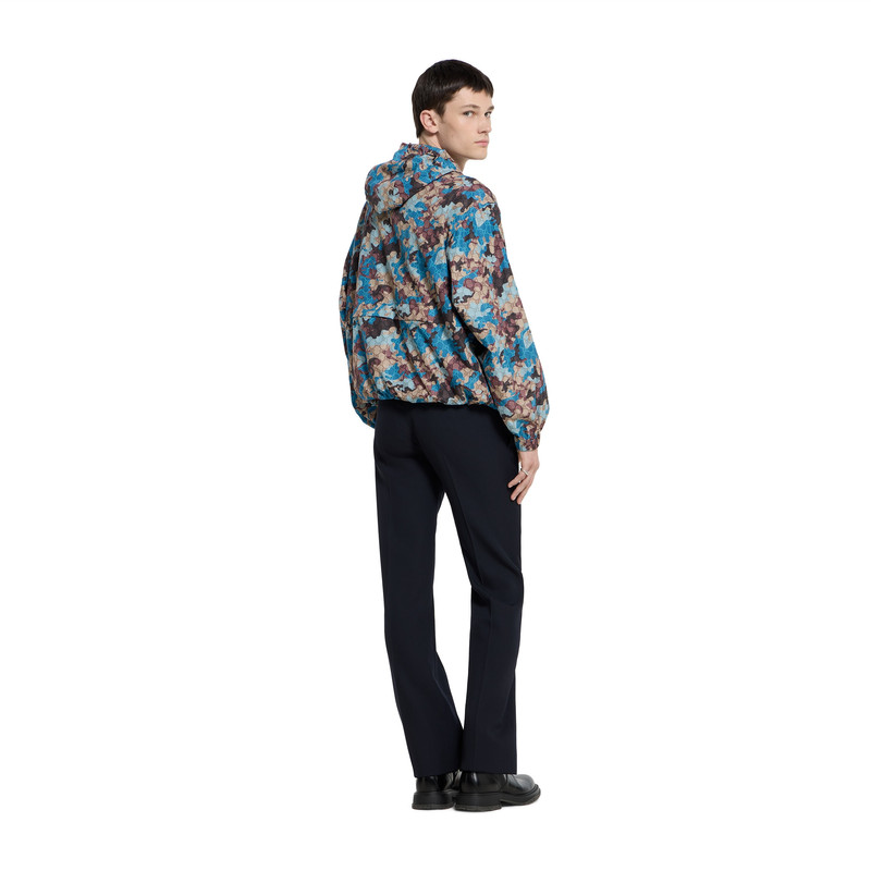 Printed technical poplin zip jacket 5