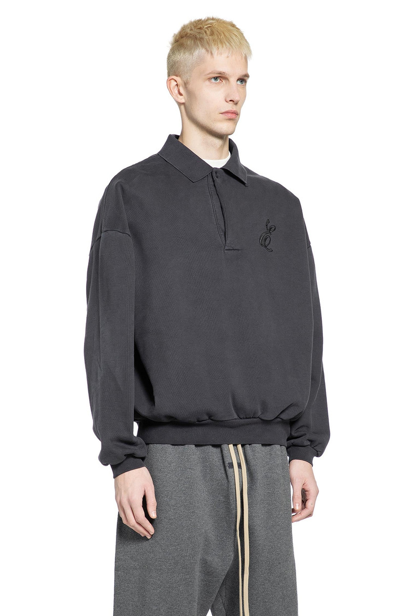 Fear of God Embroidered Classic Polo Sweatshirt outlook