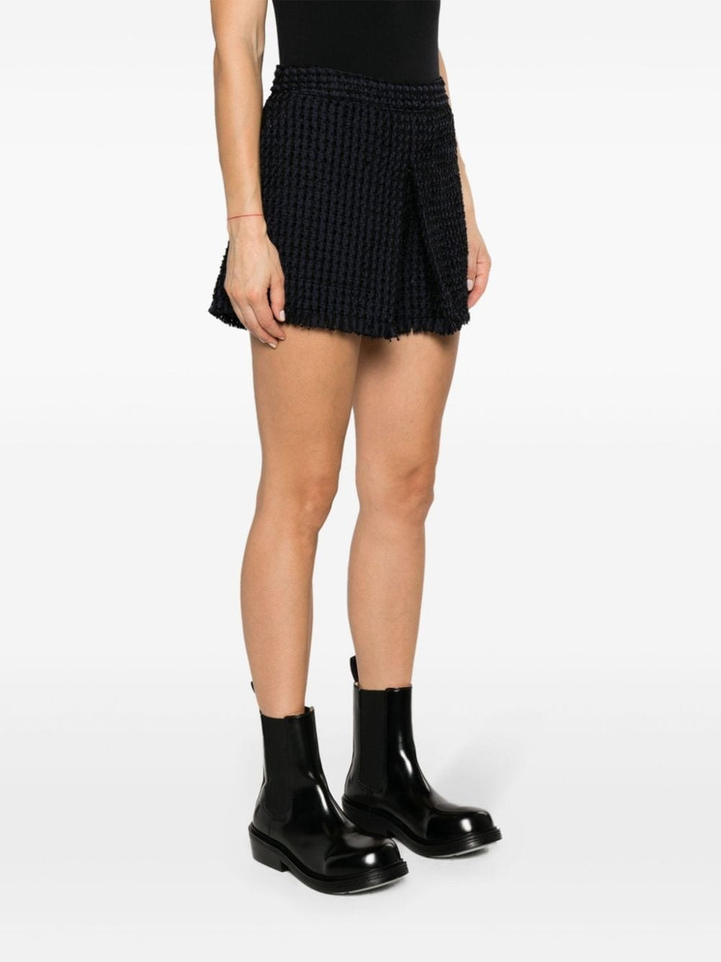 frayed-edge tweed shorts 3