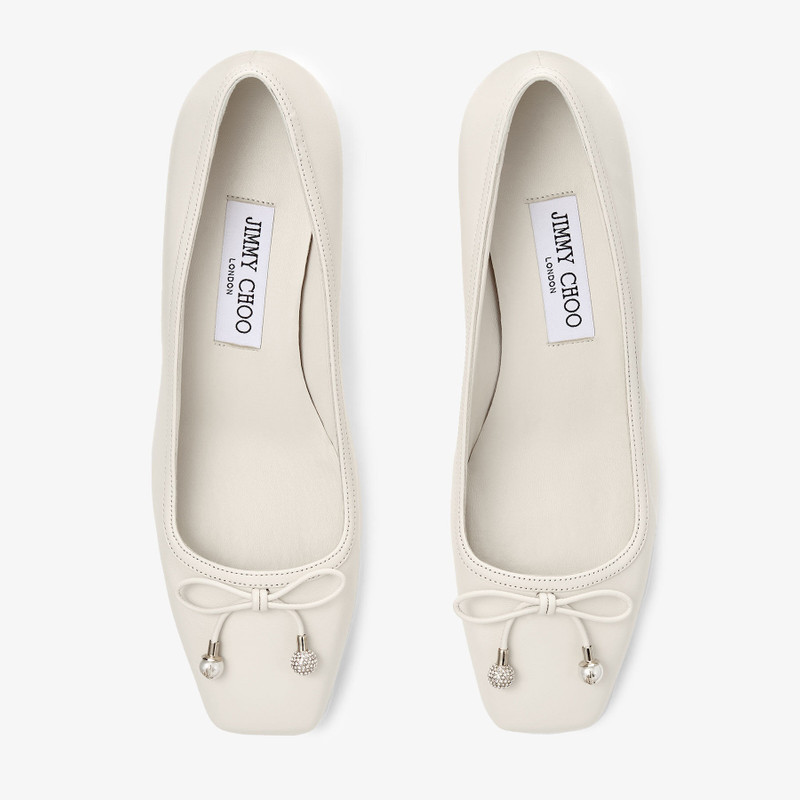 Elme 45 Latte Nappa Leather Pumps 5