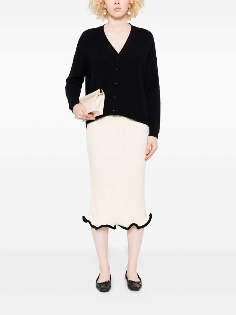 Allude button-front cashmere cardigan outlook