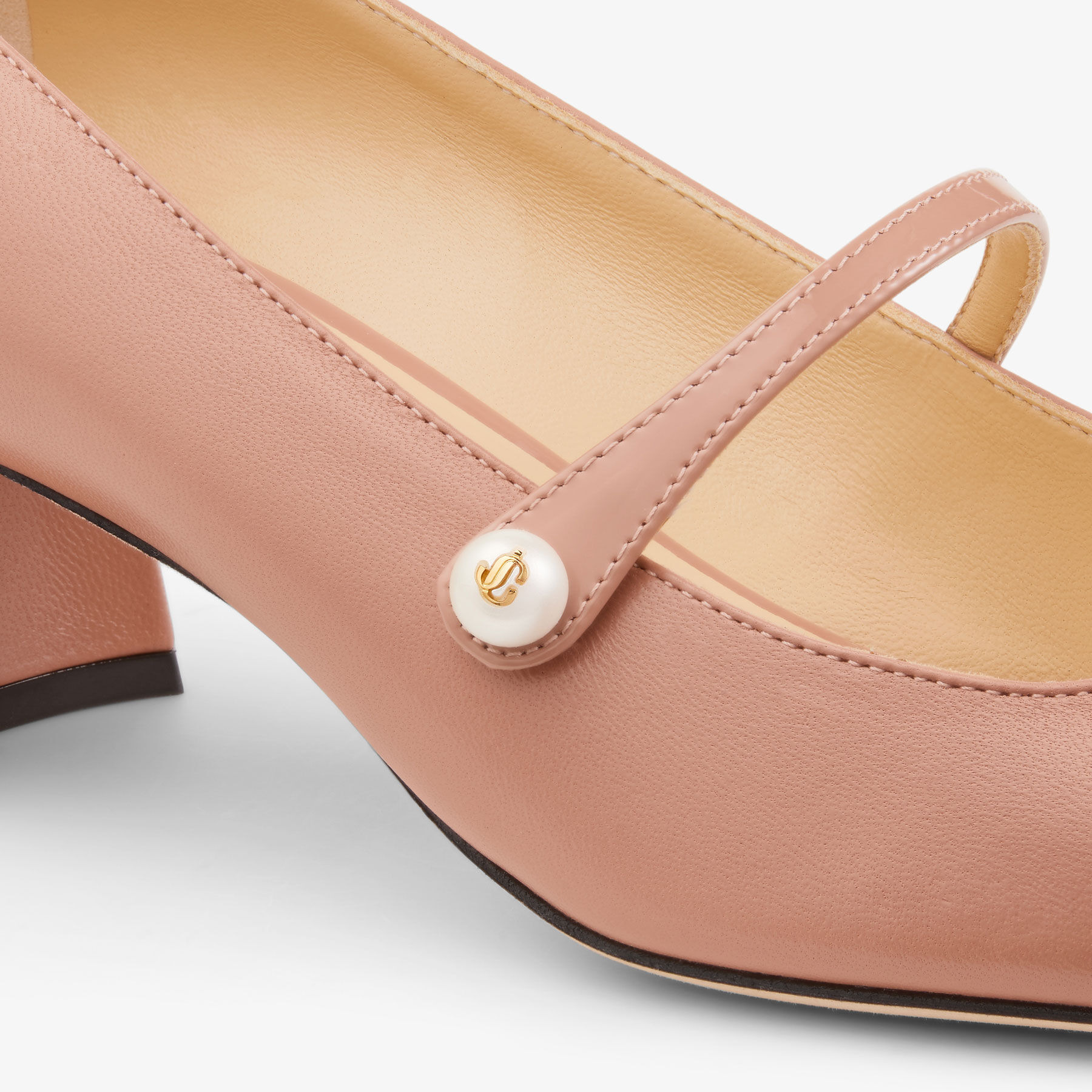 Elisa 45
Ballet Pink Nappa and Patent Leather Pumps - 3
