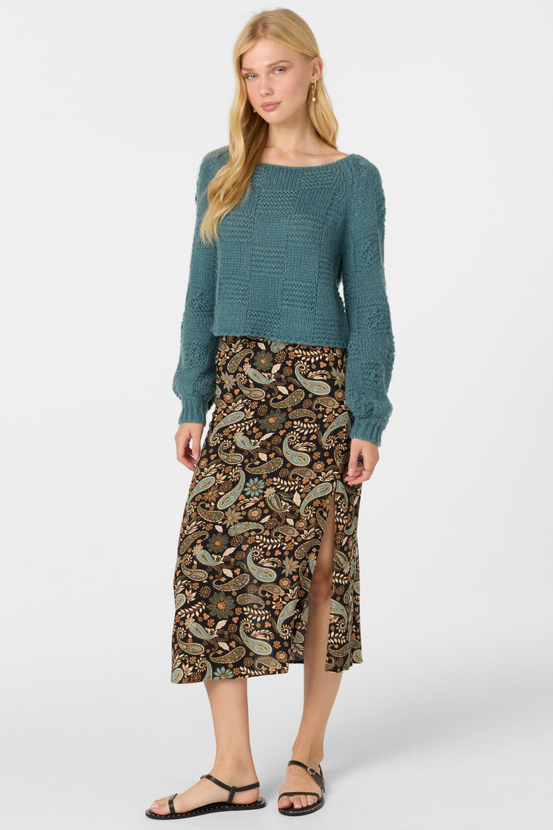 Sunni Rosalia Paisley Midi Skirt 4