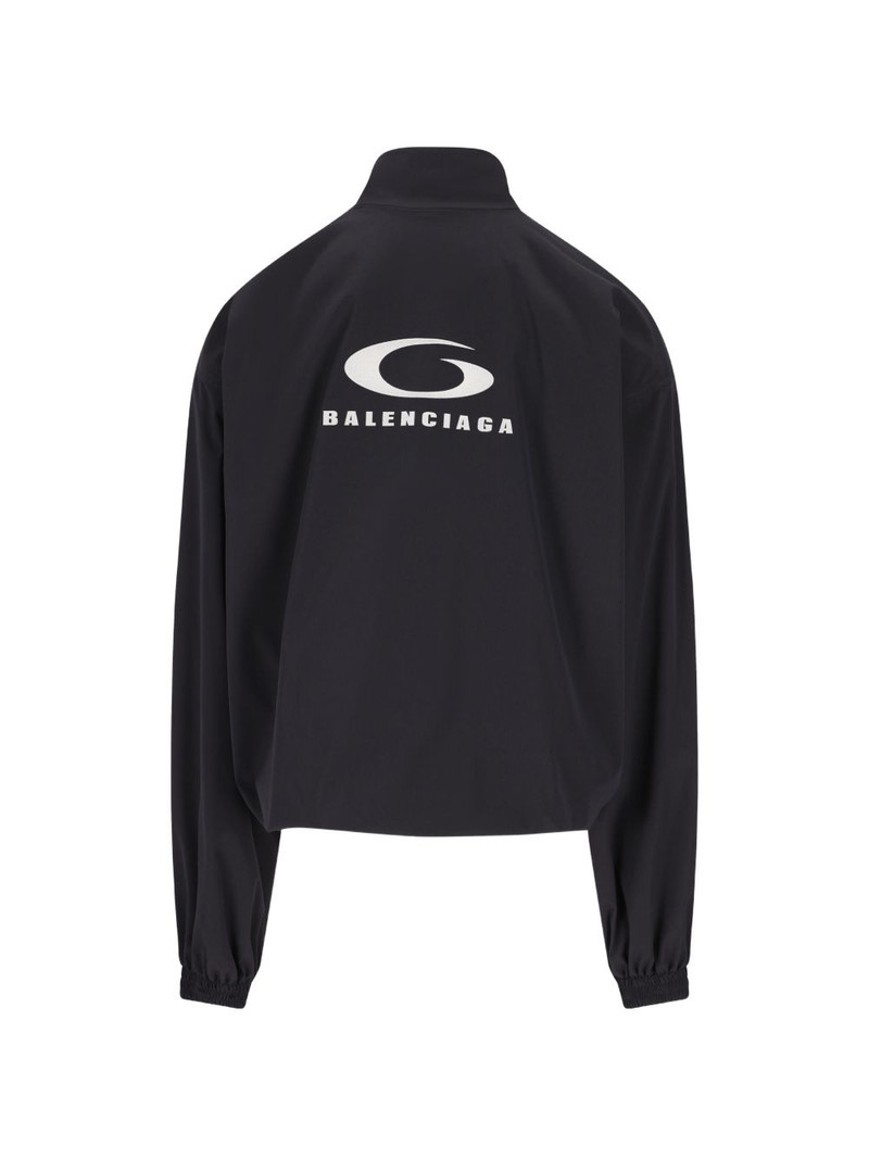 BALENCIAGA logo zip sweatshirt outlook